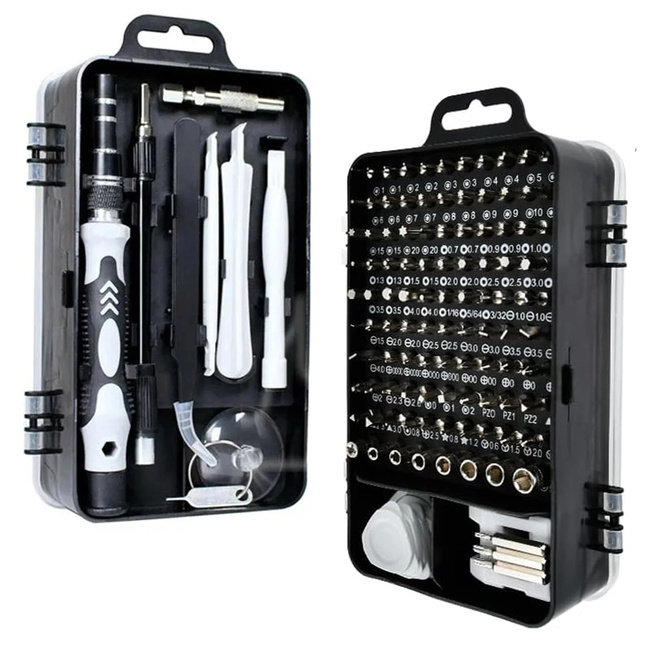 Extralink Zestaw Śrubokrętów Precyzyjnych 118w1 Wkrętaki Torx Do Elektroniki