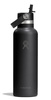Butelka termiczna Hydro Flask Standard Mouth 21 oz (621 ml) ze słomką Flex Straw, czarna
