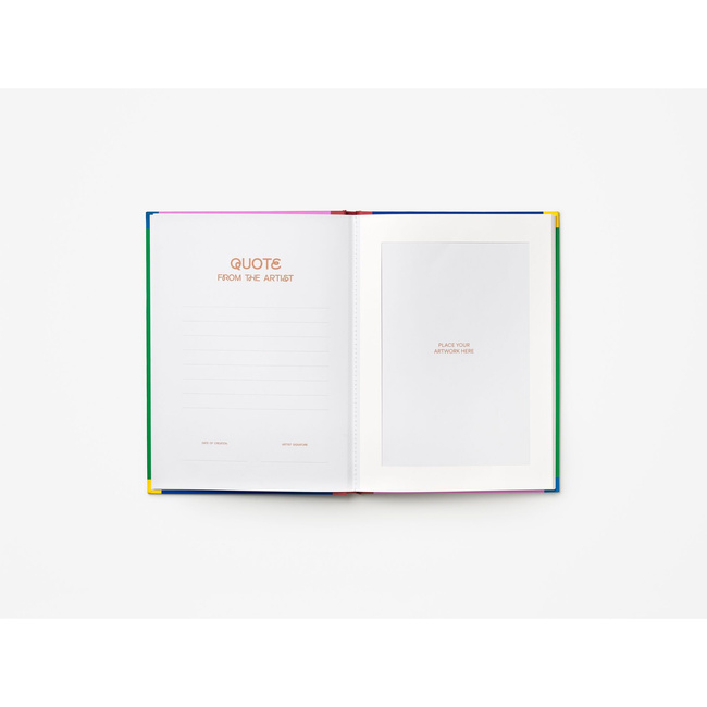 Album na rysunki dziecka Printworks The Art Keeper, beżowy, ramki A4