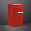 Smeg - Chłodziarko-zamrażarka FAB10LRD6 50'S STYLE - czerwony