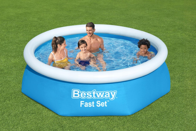 Basen rozporowy Fast set z pompą filtracyjną 2.44 m x 61 cm - Bestway