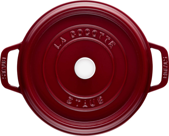 Staub La Cocotte garnek żeliwny okrągły 6.7 ltr, kasztanowy