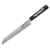 Nóż do pieczywa Dellinger Carbon Fiber Octagon 21,5 cm, stal damasceńska VG-10