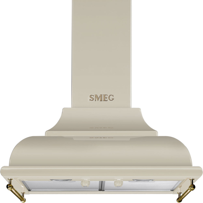 Smeg - Okap kuchenny, Cortina CORTINA KC16POE Kremowy