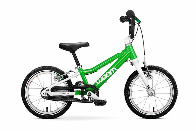 Zielony rower dziecięcy Woom 2