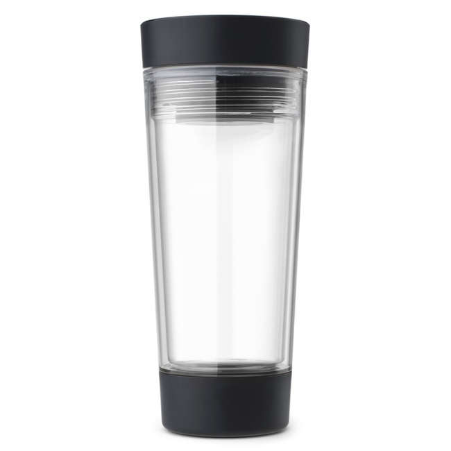Kubek na herbatę Brabantia Make & Take 360 ml ze schowkiem, Dark Grey