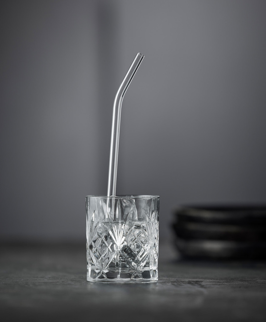 Szklane Słomki Przezroczyste 21,5 Cm 6 Sztuk 10438 - Lyngby Glas