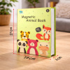 Extralink Kids | Układanka magnetyczna dla dzieci | Książka, Puzzle, 68 el. Zwierzątka