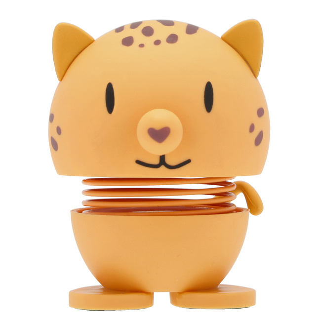 Hoptimist Soft leopard s yellow figurka lampart safari dekoracja abs 7,6 cm