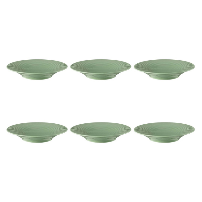 Seltmann Beat Color Glaze Zestaw 6 Talerzy Do Zupy 22.5 Cm
