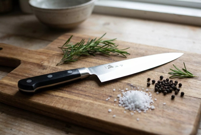 Nóż szefa kuchni Fuji Cutlery Akira Reigetsu FC-0106, gyuto 18 cm