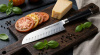 Samura MO-V Nóż Santoku Hollow Ground Ostrze 18 cm