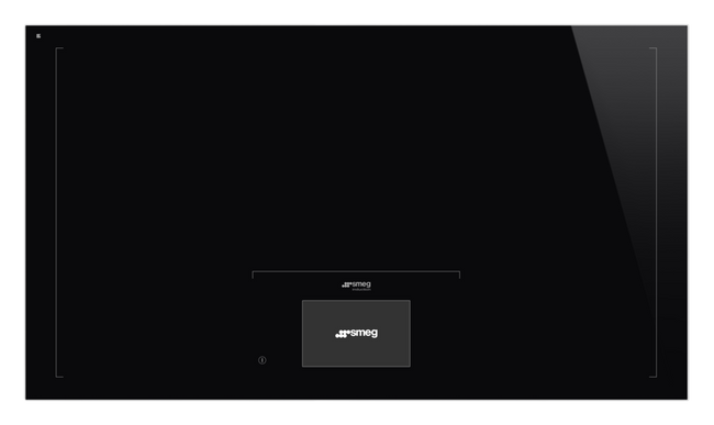 Smeg - Płyta Indukcyjna, 90 Cm, Linea, Black Universal Sia1963d Czarne Szkło