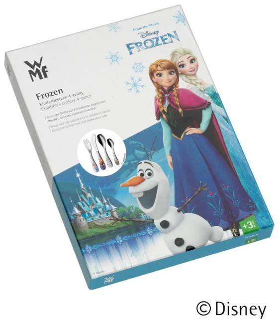 Zestaw sztućców dla dzieci, 4el., Frozen - Wmf