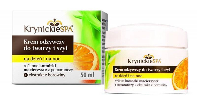 Krem odżywczy do twarzy i szyi 50ml - Krynickie Spa