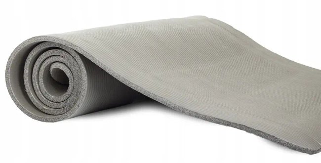 Extralink | Mata do ćwiczeń | Fitness Joga Aerobik Szara 180x60cm