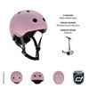 Scootandride Kask S-M dla dzieci 3+ Rose