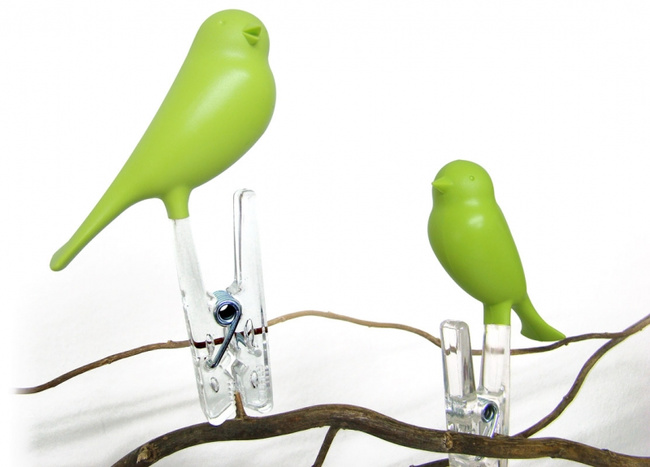 Klamerki plastikowe różowe Qualy