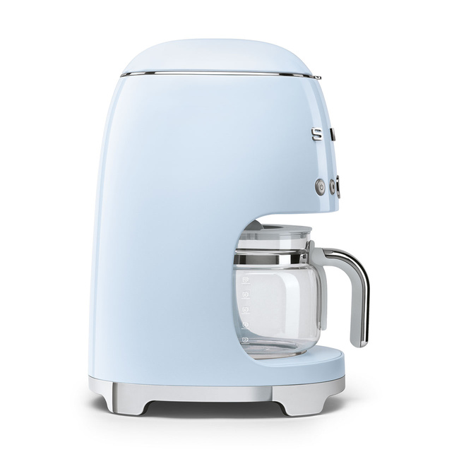 Smeg - Ekspres Przelewowy, Pastelowy Błękit 50's Style Dcf02Pbeu Pastelowy Błękit.