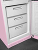 Smeg - Chłodziarko-zamrażarka FAB32RPK6 50'S STYLE - pastelowy róż
