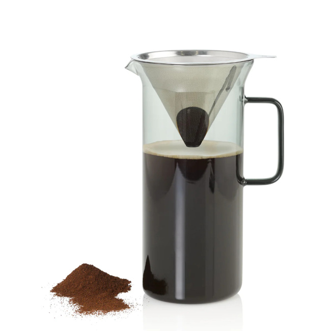 Zaparzacz przelewowy impact, szary 1000ml - Adhoc