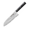 Samura Damascus 67 Nóż Santoku Hollow Ground 18 cm z Rękojeścią z Mikarty