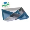 Taca do serwowania przekąsek Tangram Ready - niebieska - Koziol