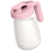 Momcozy GP01 Pojemnik do przechowywania mleka matki 950ml szkło borokrzemowe szczelny różowy