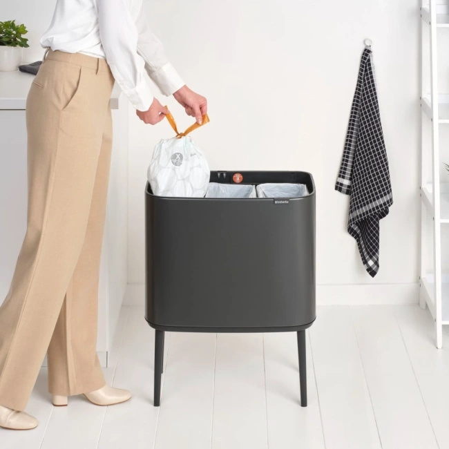 Kosz Bo Touch Hi 3x11 L Confident Grey 233586 - Brabantia