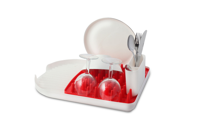 Ociekacz Na Naczynia Colori Czerwony 23994 - Vialli Design