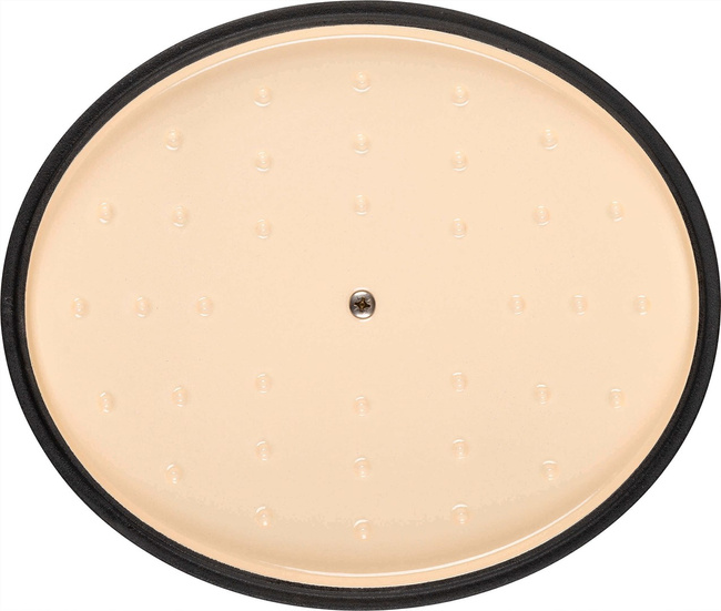 Ballarini Bellamonte Garnek żeliwny owalny 5.5 ltr, kość słoniowa