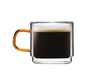 Komplet 2 Szklanek Z Podwójną Ścianką Do Espresso Amber 80 Ml 8579 - Vialli Design