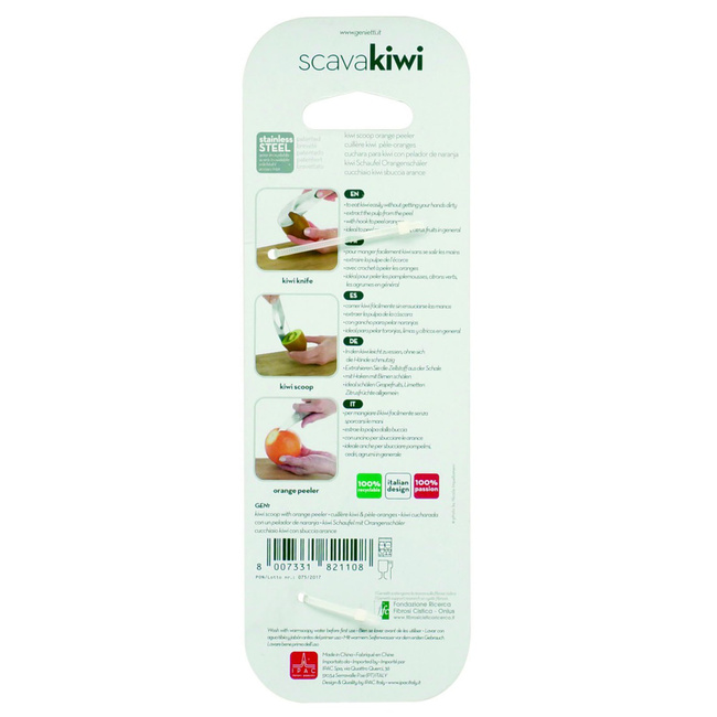 Łyżka Do Kiwi Z Obierakiem Do Pomarańczy