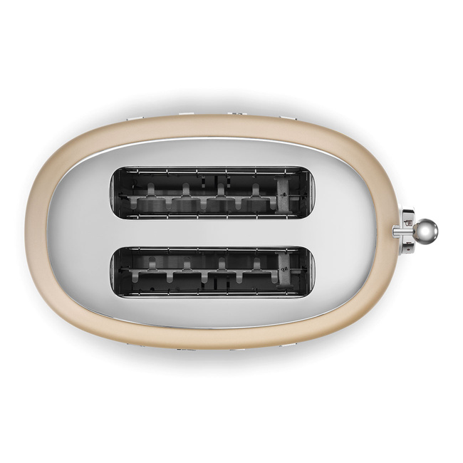 Smeg - Toster, Dwie Kromki, Szampański 50's Style Tsf01Chmeu Szampański