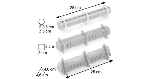 Szablony do formowania Delícia, 3 szt. - Tescoma