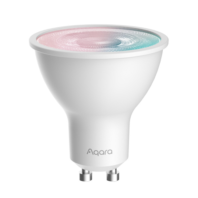 Żarówka smart Aqara LED Bulb T2 GU10 RGB CCT, 450 lm, 4,9 W, Zigbee i Thread