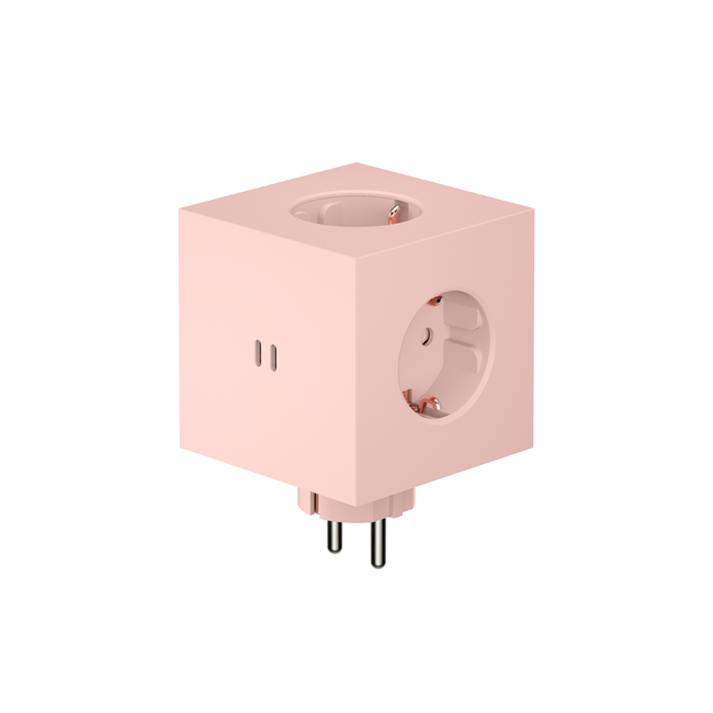 rozszerzacze gniazd z podwójnym usb-c 30 W różowe - avolt