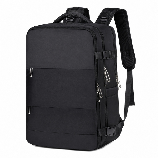 Plecak kabinowy Black Forest by Extralink KM06, czarny, 45x20x30 cm, 27 l