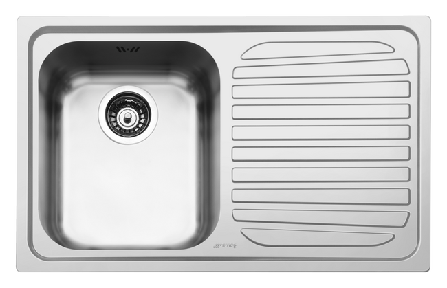 Smeg - Zlewozmywak ze stali nierdzewnej Omni Sp791D-2 Stal nierdzewna.