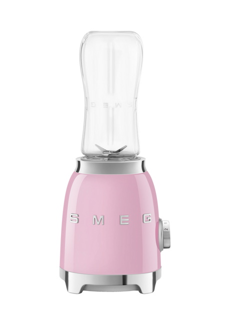 Smeg - Blender mini, pastelowy róż Pbf01pkeu 50's Style