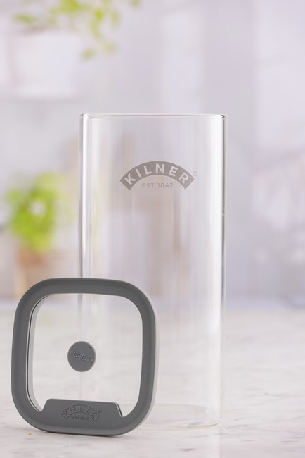Słoik Kilner Fresh Storage 1,5 l, kwadratowy, na kaszę i granolę