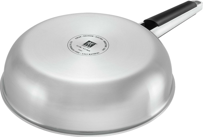 Pure Patelnia indukcyjna płytka - 20 cm, Srebrny - Zwilling