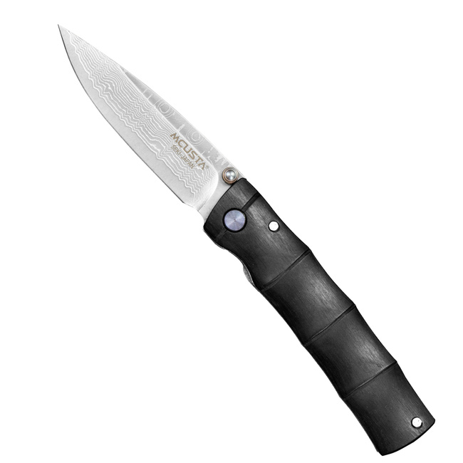 Mcusta Shinra Emotion Black Pakka Wood Handle Damascus Vg-10 Chef's Knife