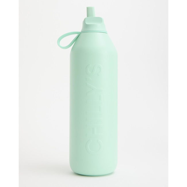 Butelka termiczna Chilly's Series 3 Flip ze słomką, 1000 ml, Opal