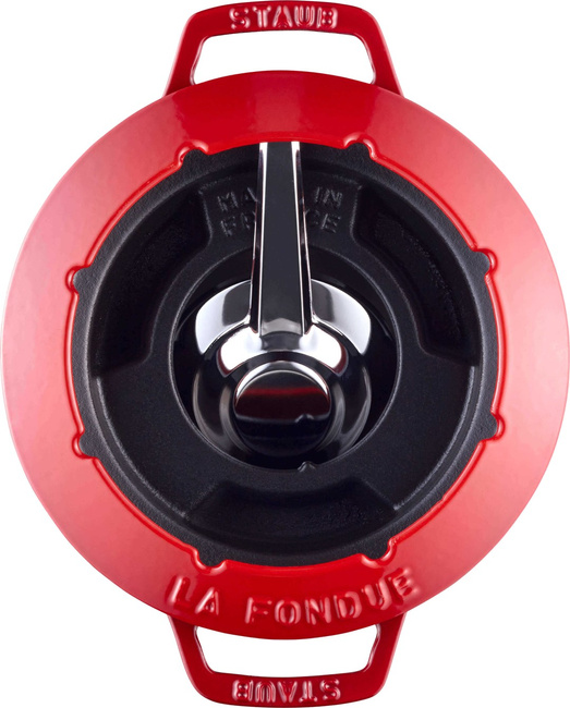 Staub zestaw do fondue 20 cm, czerwony
