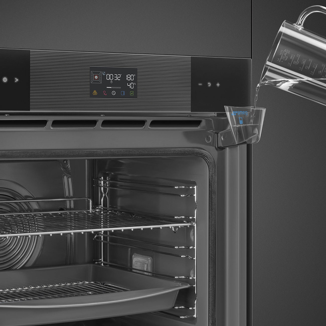 Smeg - Piekarnik, 60 Cm, Linea, Czarny Linea Sop6102S2Pb3 Czarny