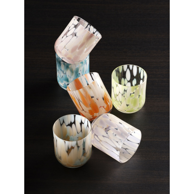 Zestaw 6 szklanek - Mleczne/ Różne kolory Antigua - Ivv