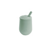 Ezpz Silikonowy kubeczek ze słomką Mini Cup + Straw Training System 120 ml pastelowa zieleń