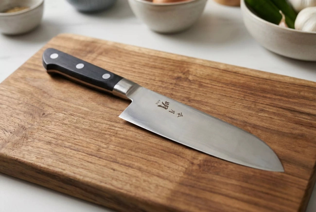 Nóż Santoku Fuji Cutlery Akira Reigetsu FC-0124, ostrze 16,5 cm