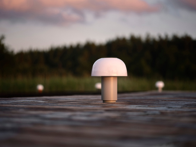 Lampa bezprzewodowa Zone Denmark Harvest Moon 22 cm, szara